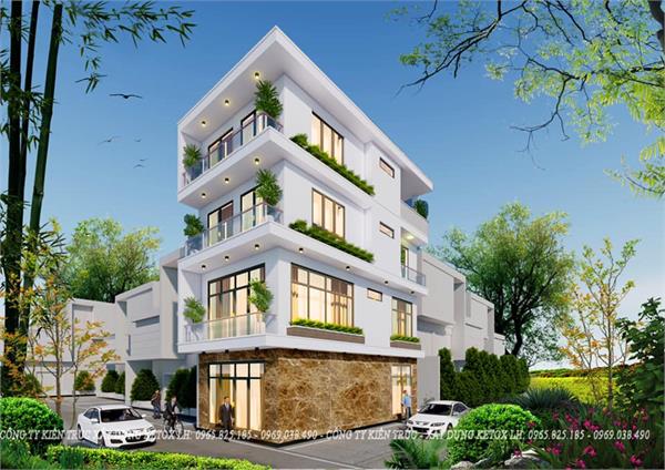 Nhà phố hiện đại 4 Tầng