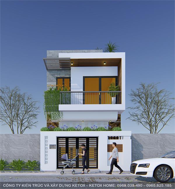 Nhà phố hiện đại 2 tầng đẹp